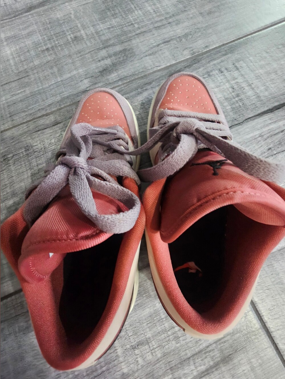 Nike Air Jordan 1 Low - Rust Red, Taupe & Black - Picture 11 of 14